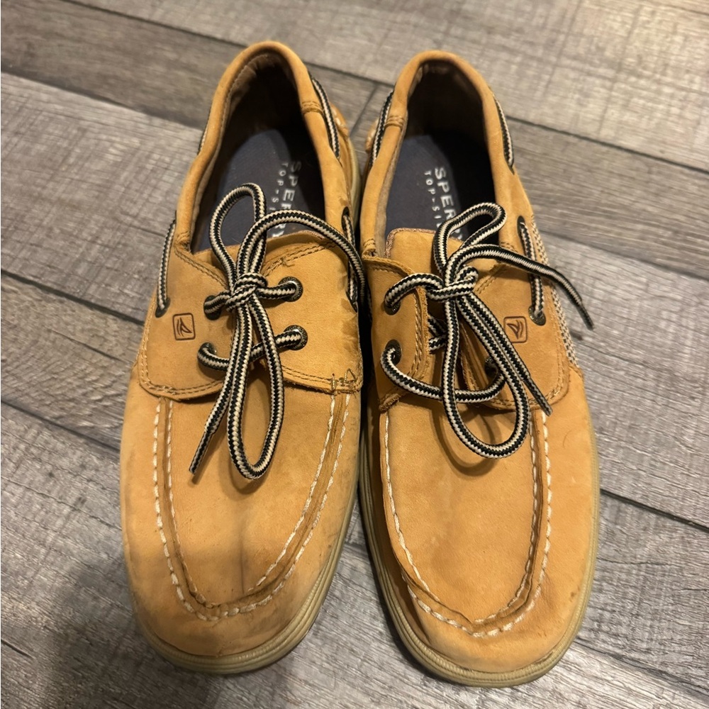Sperry Boys Light Brown Boat Shoes